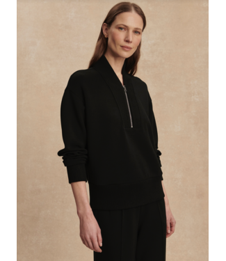 Varley Sally Half Zip Sweat- Black