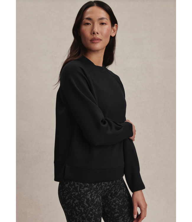 Zosia Crew Neck Midlayer- Black