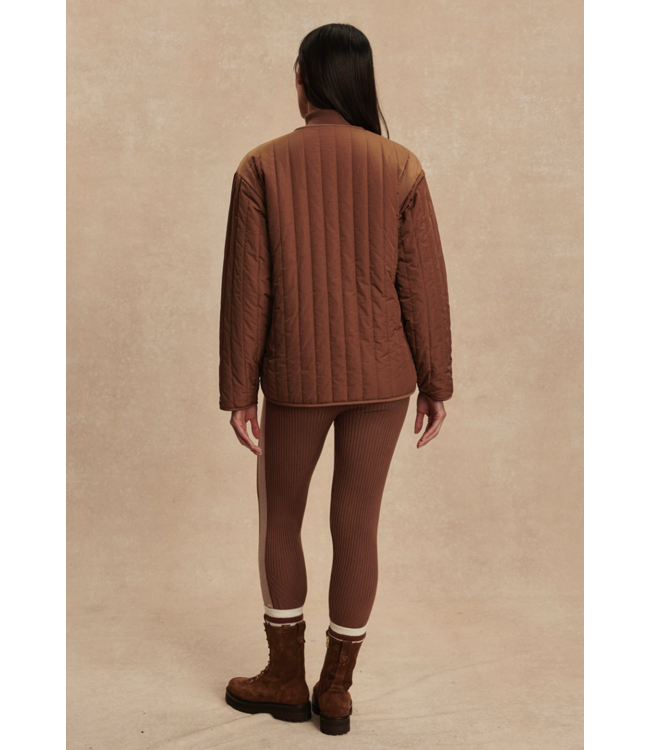 Aveline Reversible Jacket- Sandshell / Cocoa Dust