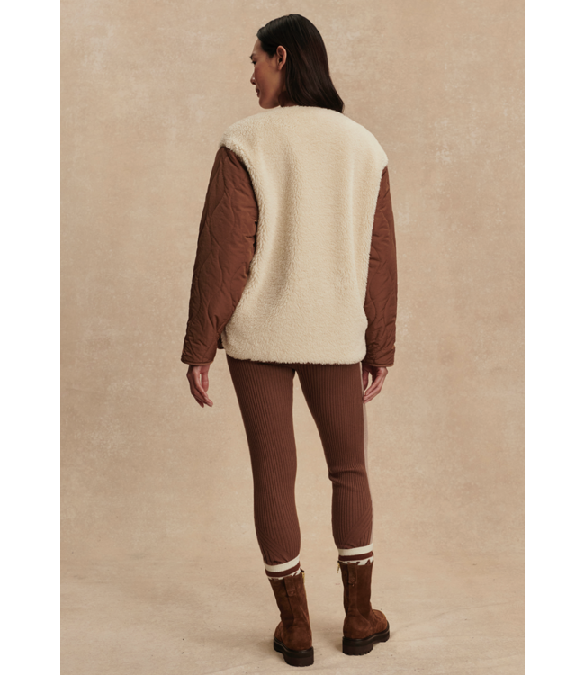 Aveline Reversible Jacket- Sandshell / Cocoa Dust