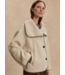 Romane Boxy Sherpa Jacket- Sandshell