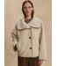 Romane Boxy Sherpa Jacket- Sandshell