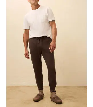 Faherty Brand Legend Sweatpant- Valley Brown Twill