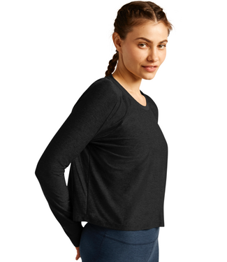 Beyond Yoga Featherweight Daydreamer Pullover- Darkest Knight