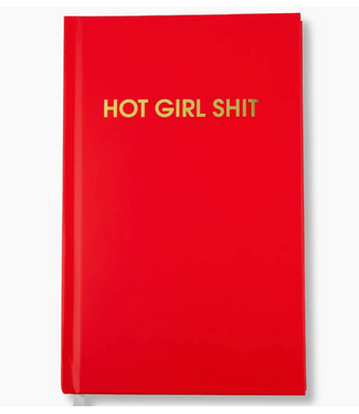 Hot Girl Shit Hardcover Journal - Red Hot