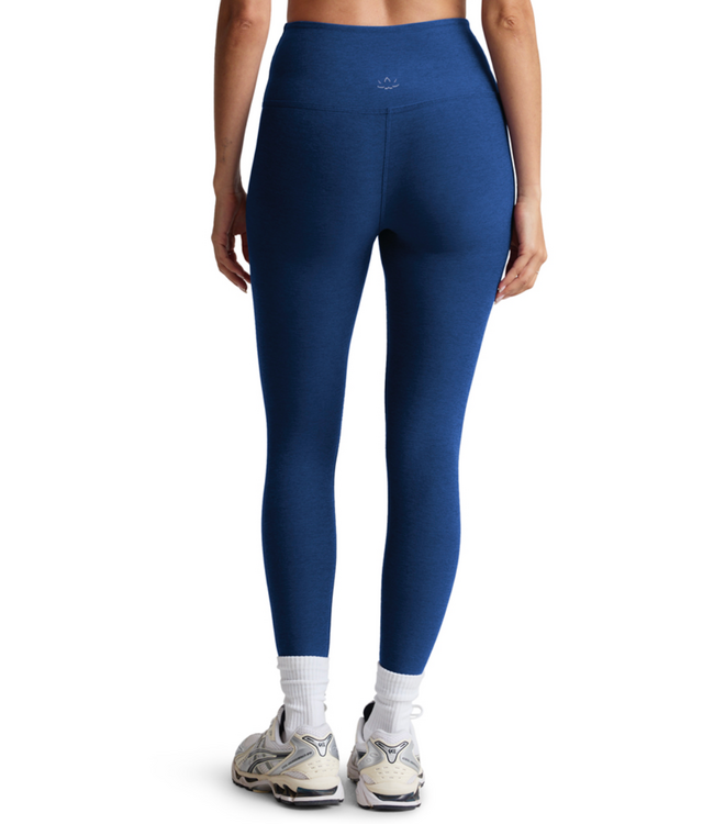 Spacedye Caught In The Midi HW Legging- Marine Blue
