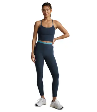 Beyond Yoga Spacedye Layered HW Midi Legging- Nocturnal Navy