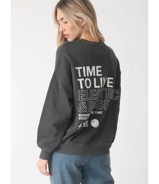 Electric & Rose Atlas Sweatshirt Time To Live- Shadow