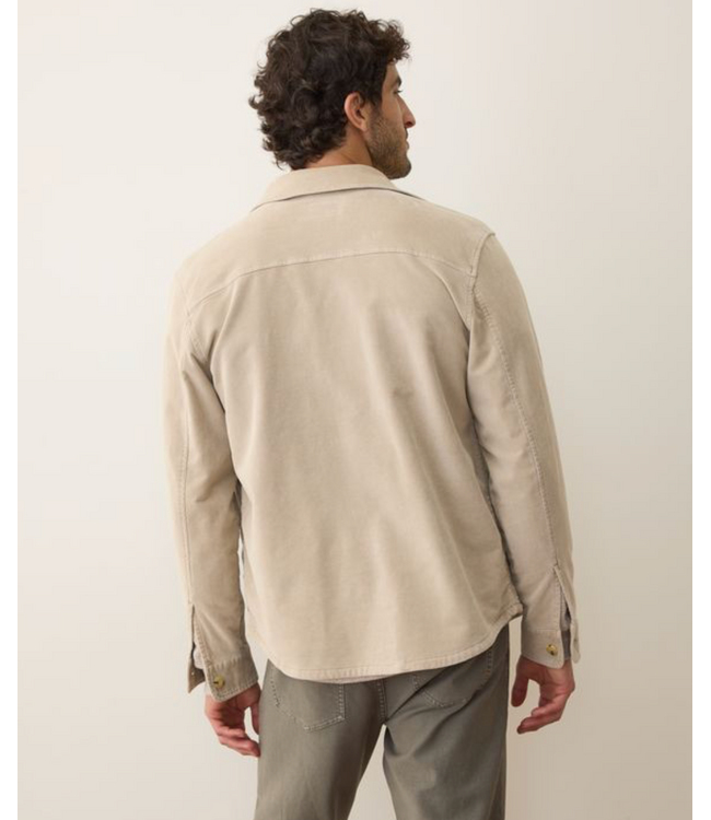 Max Moleskin Overshirt- Taupe