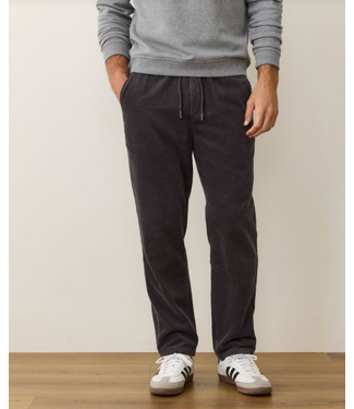 Marine Layer Saturday Corduroy Relaxed Pant- Faded Black