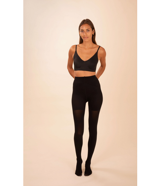 faire Opaque Contour Tights- Black
