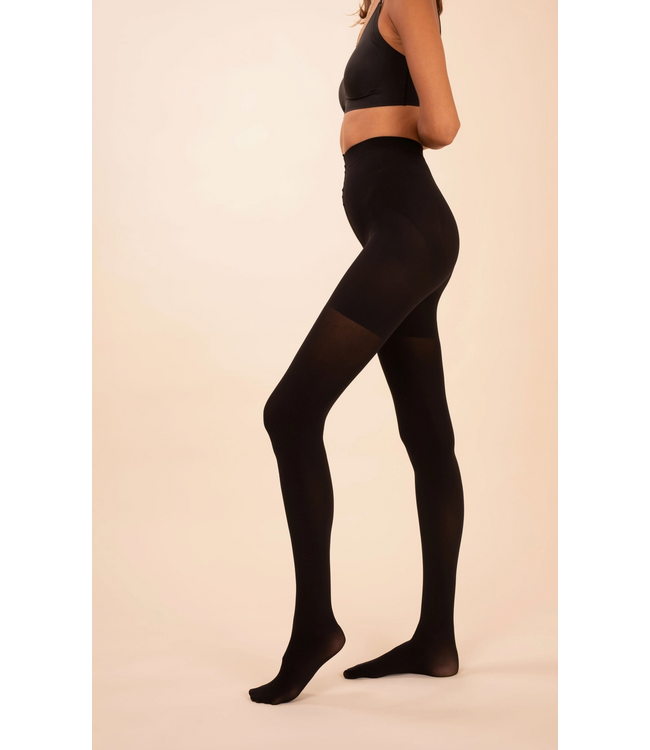 Opaque Contour Tights- Black