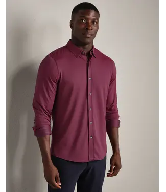 Rhone Apparel Commuter Shirt Slim Fit- Navy/Red Sharktooth