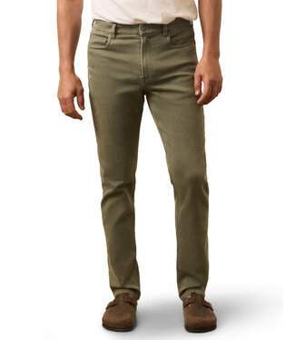 Faherty Brand Stretch Terry 5 Pocket- Island Olive