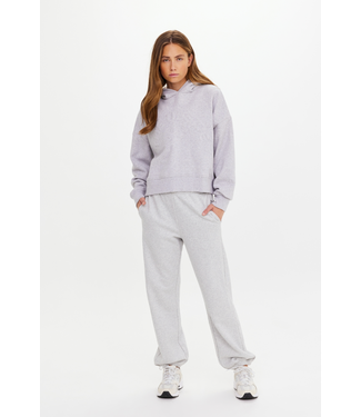 The Upside Byron Embossed Logo Hoodie- Grey