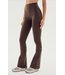 Raquel High Waist Supplex Flare 30- Dark Chocolate