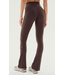 Raquel High Waist Supplex Flare 30- Dark Chocolate