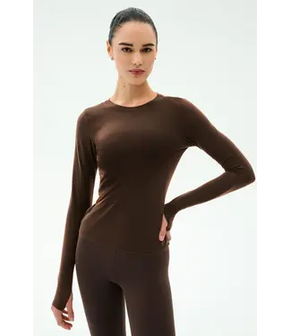 Splits59 Airweight Lite LS Waist Length- Dark Chocolate