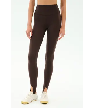 Splits59 River High Waist Airweight Stirrup- Dark Chocolate