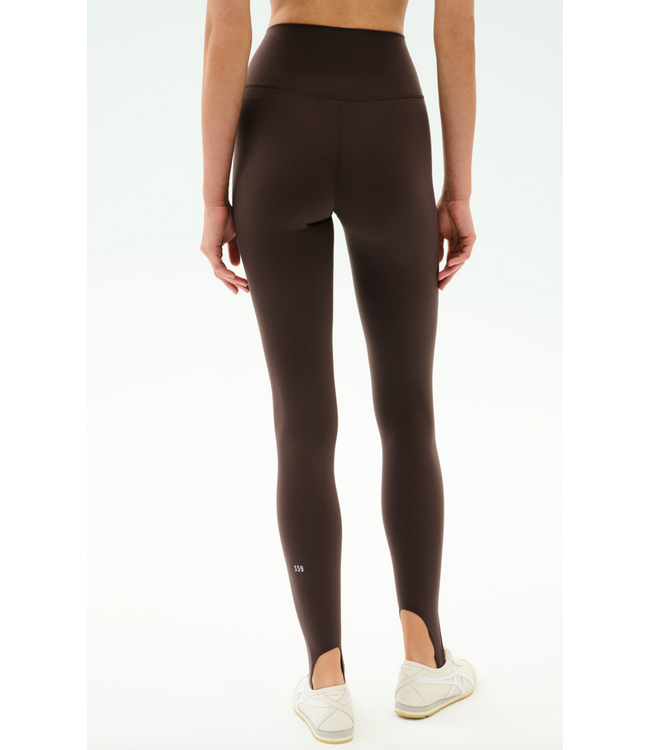 River High Waist Airweight Stirrup- Dark Chocolate