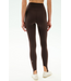 River High Waist Airweight Stirrup- Dark Chocolate