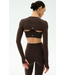 Amelia Airweight Lite Shrug- Dark Chocolate