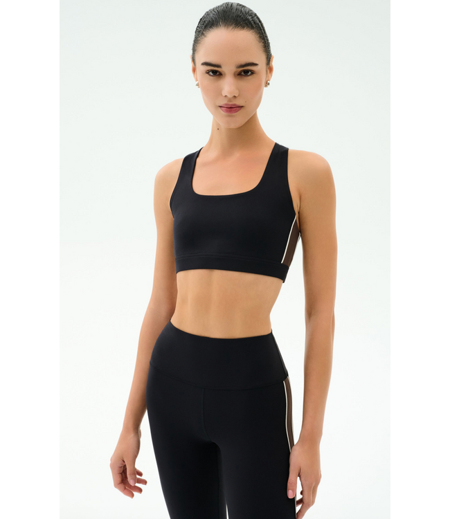 Lexi Rigor Bra- Black/Dark Chocolate