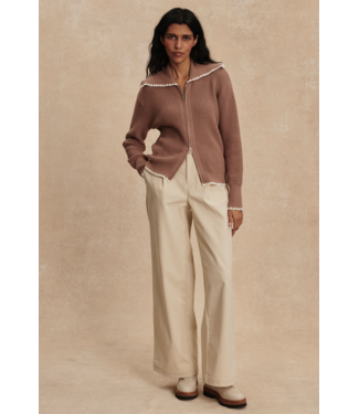 Varley Sibley Soft Knit Jacket- Ginger Snap