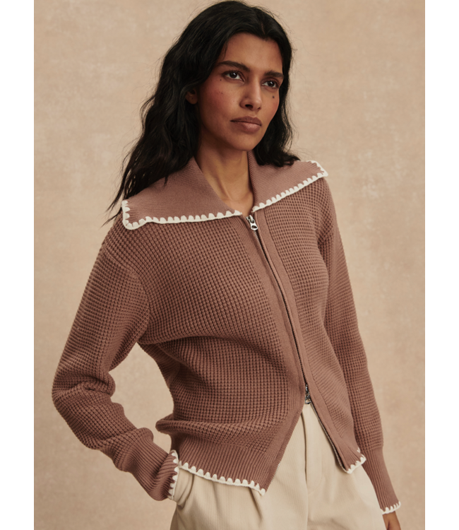 Sibley Soft Knit Jacket- Ginger Snap