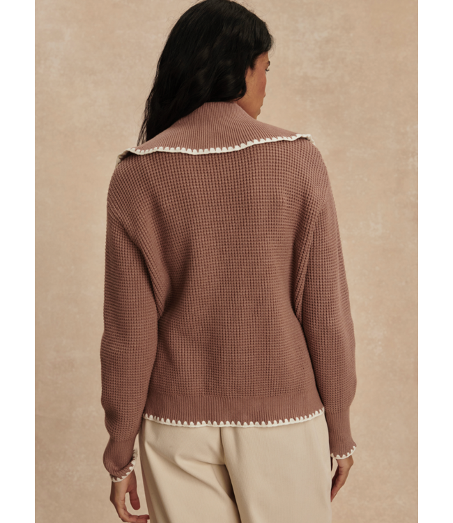 Sibley Soft Knit Jacket- Ginger Snap