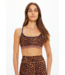 Malawi Badu Crossback Bra- Leopard