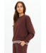 Toluca Lisel Crew Neck Sweater- Brown