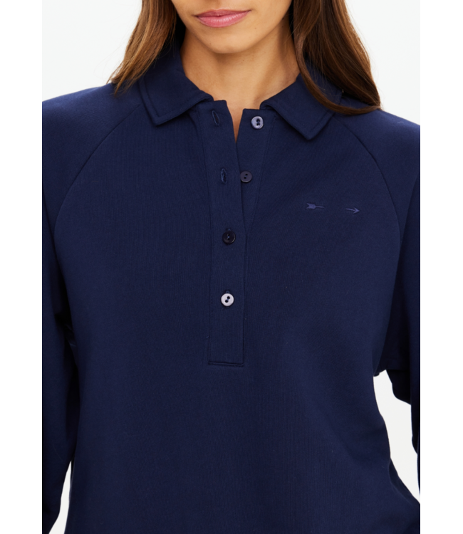 Collared Elle Polo- Navy