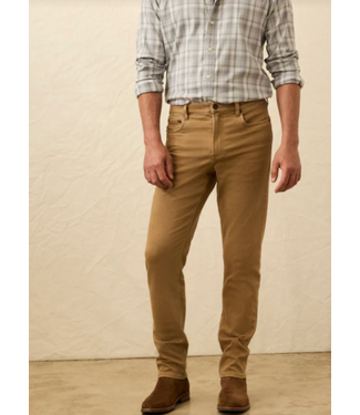 Faherty Brand Stretch Terry 5-Pocket- Elk Brown