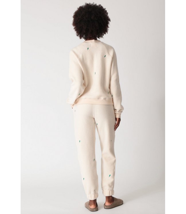 Ronan Sherpa Pullover- Lightning Ivory