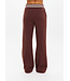 Toluca Willow Wide Leg Pant- Brown