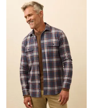 Faherty Brand Legend Sweater Shirt- Foxhound Lake Plaid