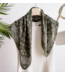 Bandana Pattern Silk Scarf- Green