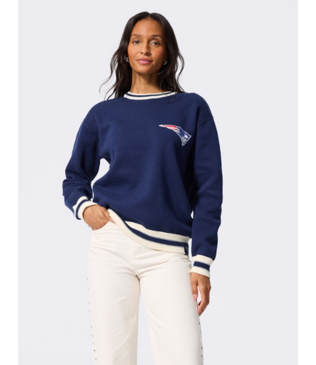 Patriots Logo Sweater- Navy