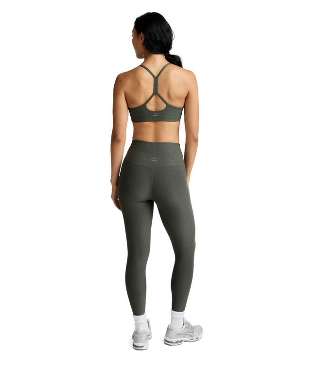 Spacedye Caught In The Midi HW Legging- Dusty Forest Heather