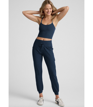Beyond Yoga Spacedye Go Pocket Jogger- Nocturnal Navy