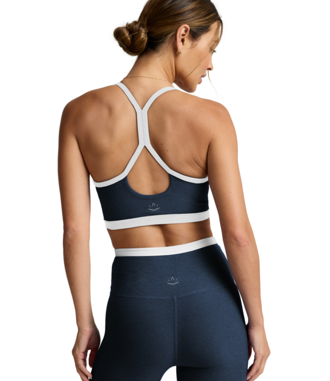 Spacedye Outlines Strappy Bra- Nocturnal Navy