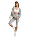 Ready For Barre Relaxed Shrug- Gray Heather