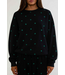 Devyn Oversized Sweatshirt- Midnight Clover