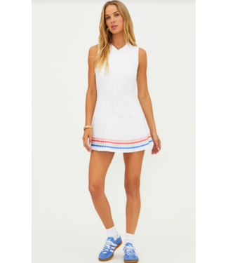 Beach Riot Bria Dress- Bright White Horizon