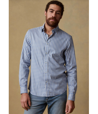 Faherty Brand The Movement Shirt- Blue Birch Gingham