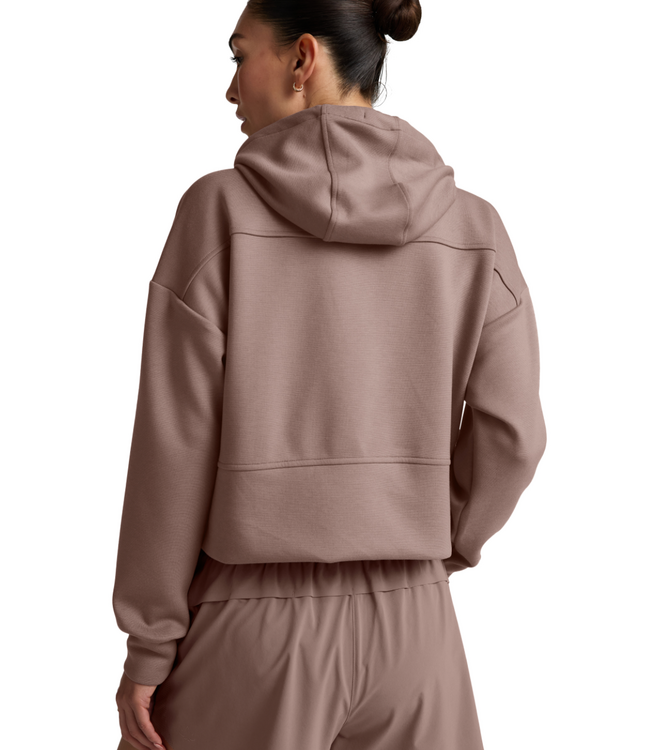 Softspring Full Zip Hooded Jacket- Rosey Taupe