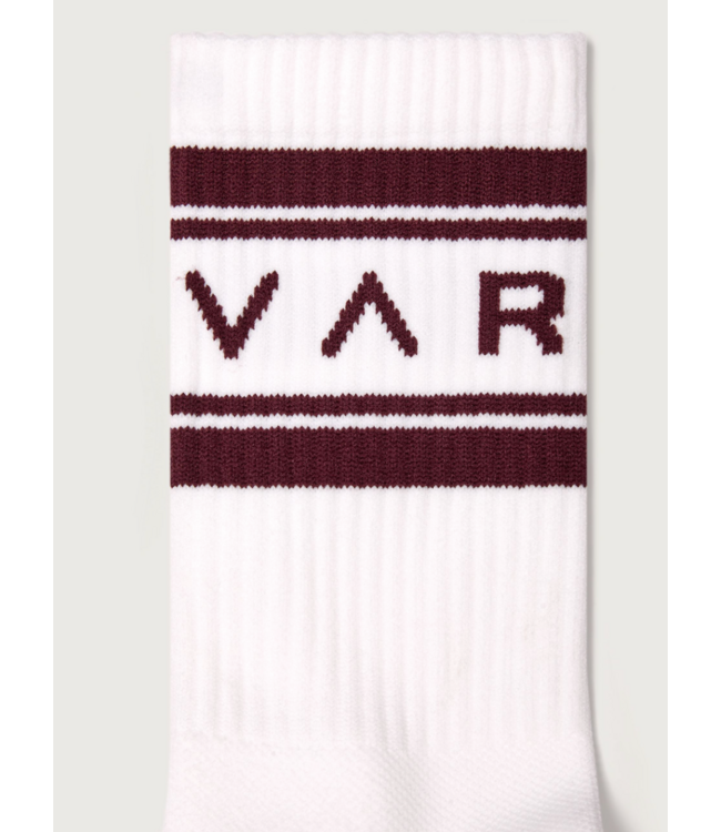 Astley Active Sock- White/Port