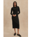Abriella Midi Dress- Black