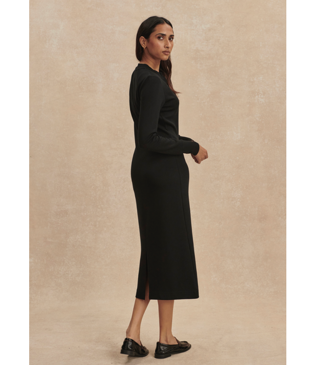 Abriella Midi Dress- Black